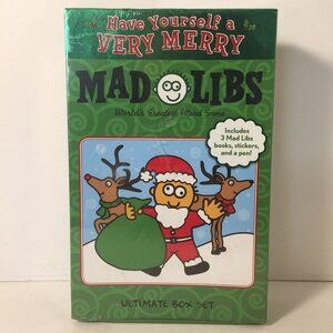 Have Yourself a Very Merry Mad Libs Stocking Stuffer Set Christmas Sealed 2012